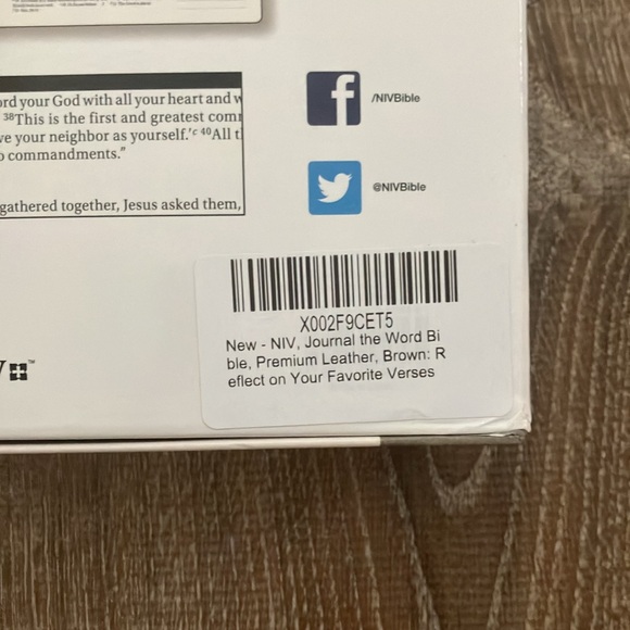 NIV Journal the Word Bible - Picture 5 of 5